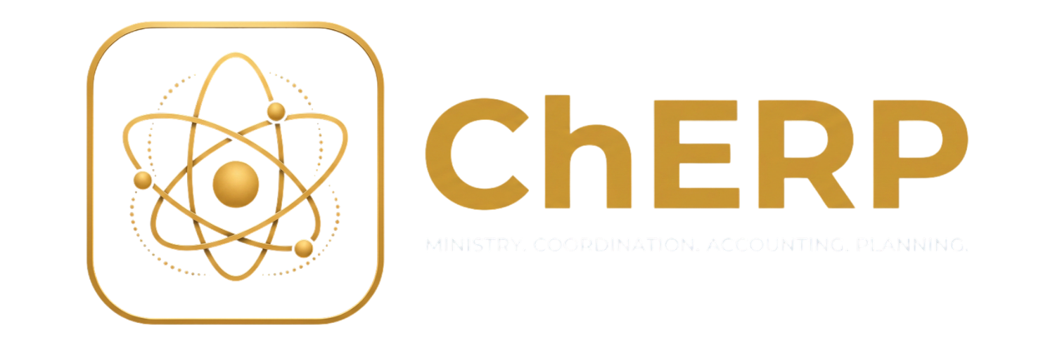 ChERP — Ministry. Coordination. Accounting. Planning.